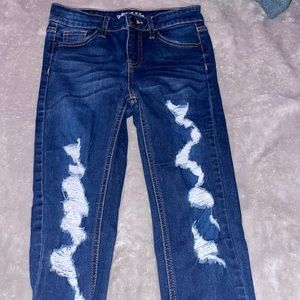 super cute denim skinny jeans